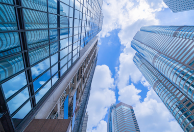 buildings and sky